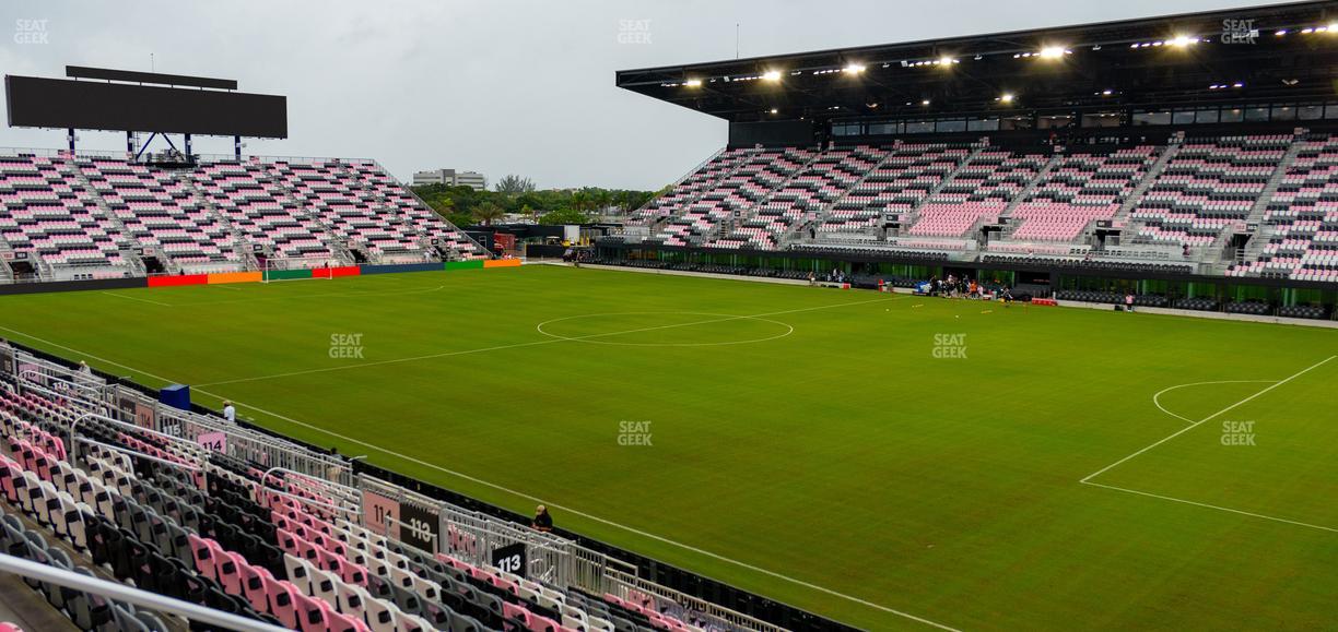 Chase Stadium - Section 112 Seat View