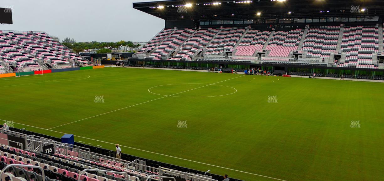 Chase Stadium - Section 114 Seat View