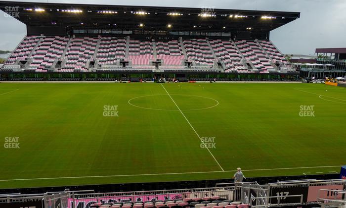 Chase Stadium - Section 117 Seat View