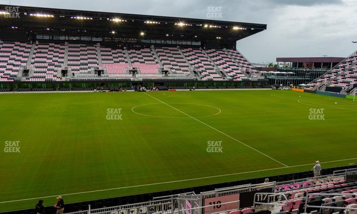 Chase Stadium - Section 118 Seat View