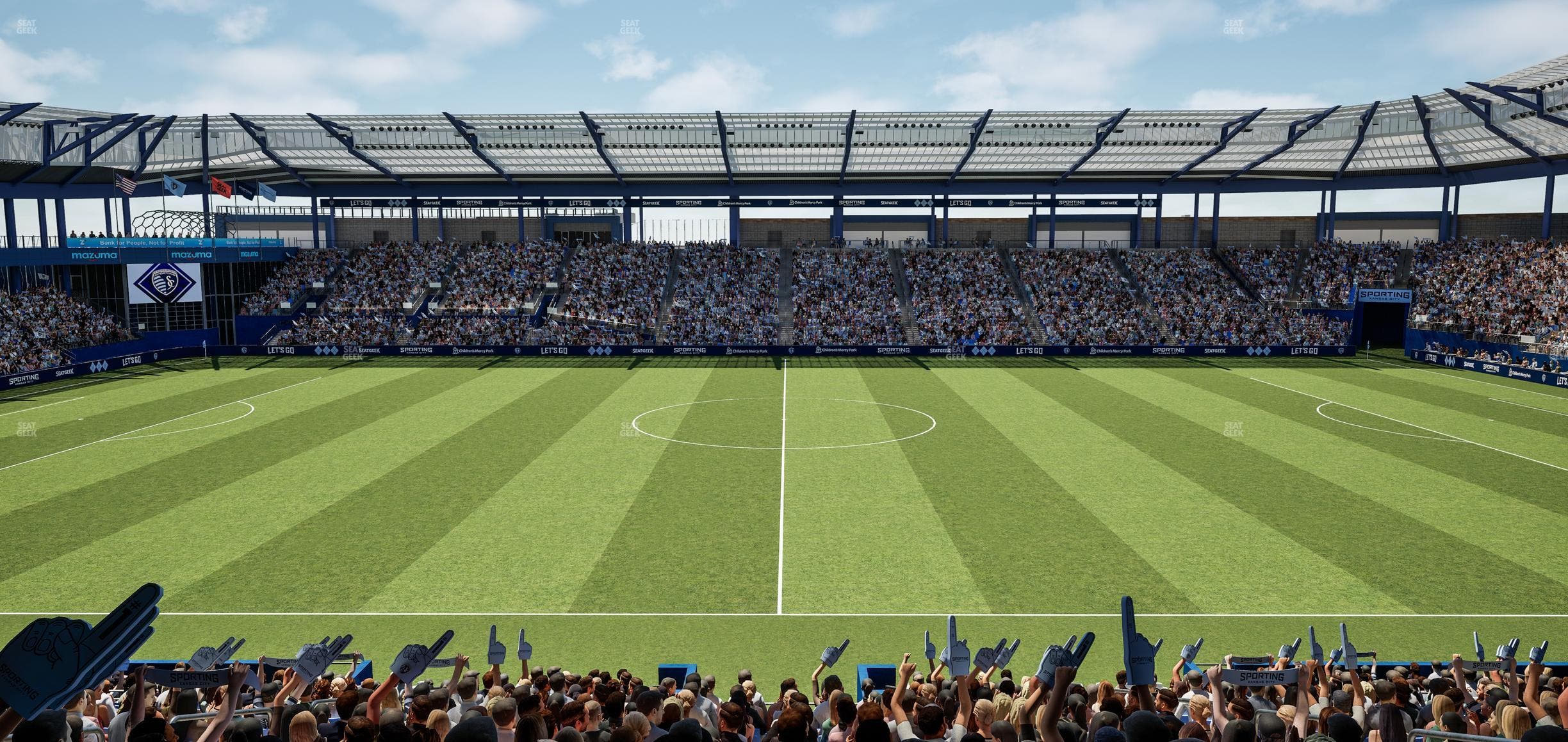 Children's Mercy Park - Section Shield Club 107 Seat View