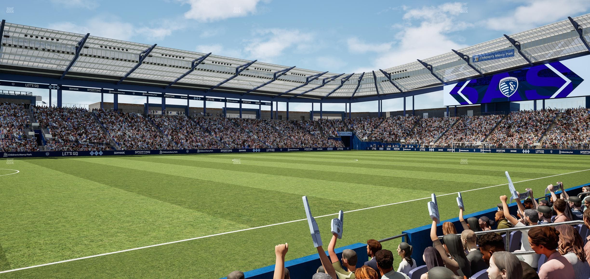 Children's Mercy Park - Section U M B Field Club 1 Seat View