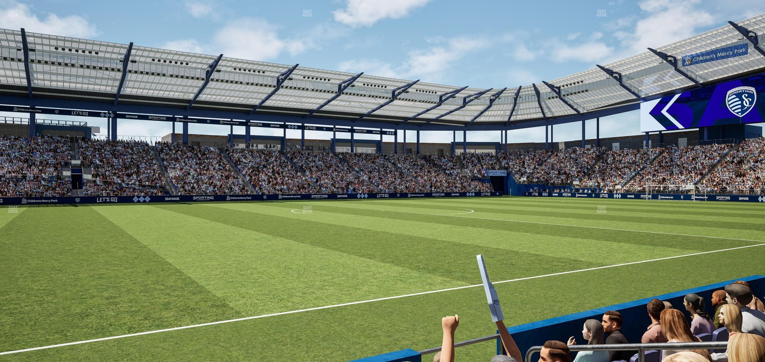 Children's Mercy Park - Section U M B Field Club 2 Seat View