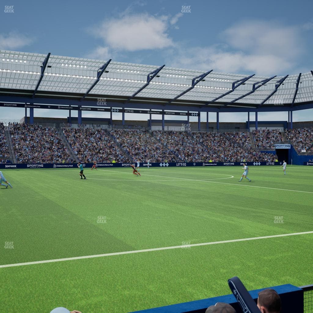 Children's Mercy Park - Section U M B Field Club 3 Seat View