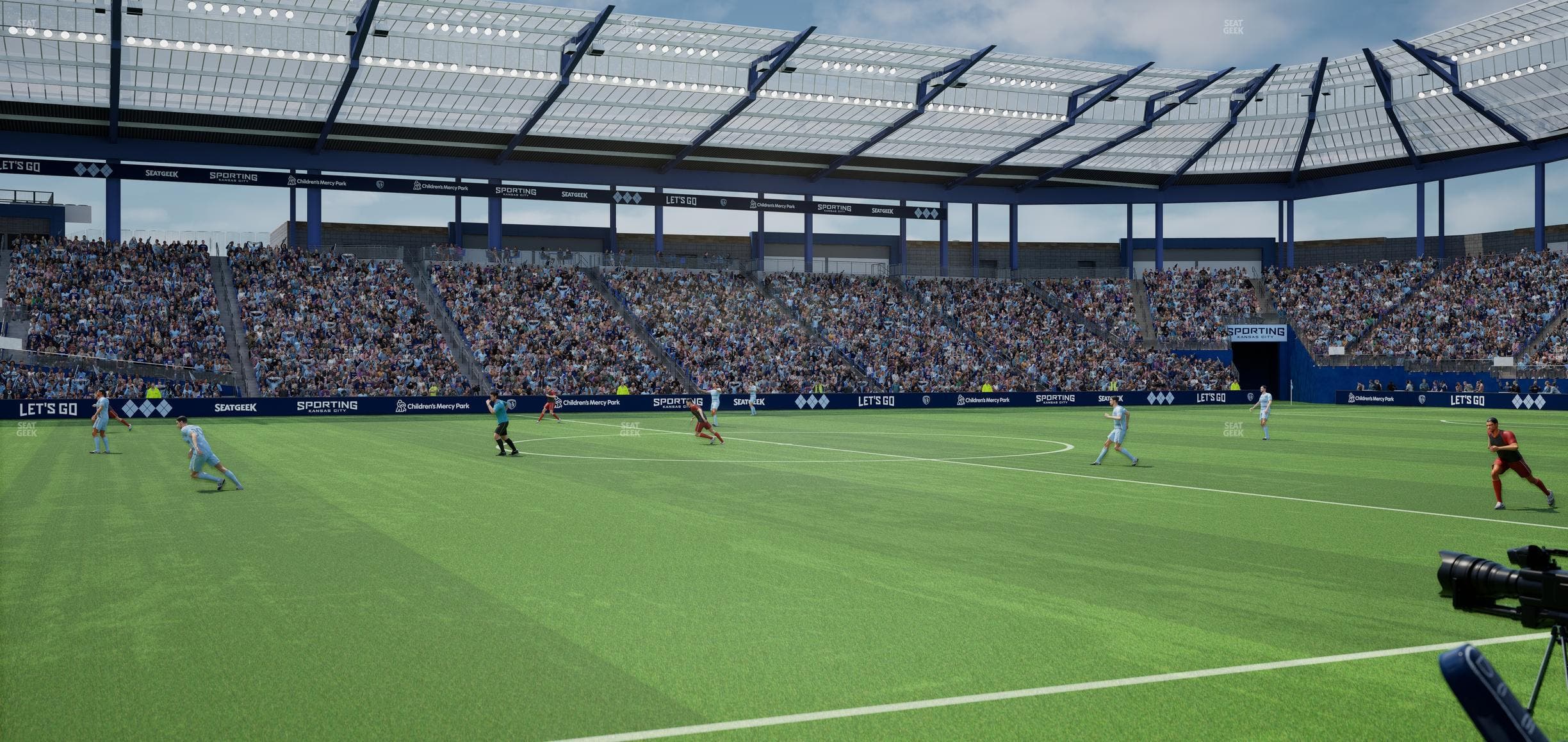 Children's Mercy Park - Section U M B Field Club 3 Seat View