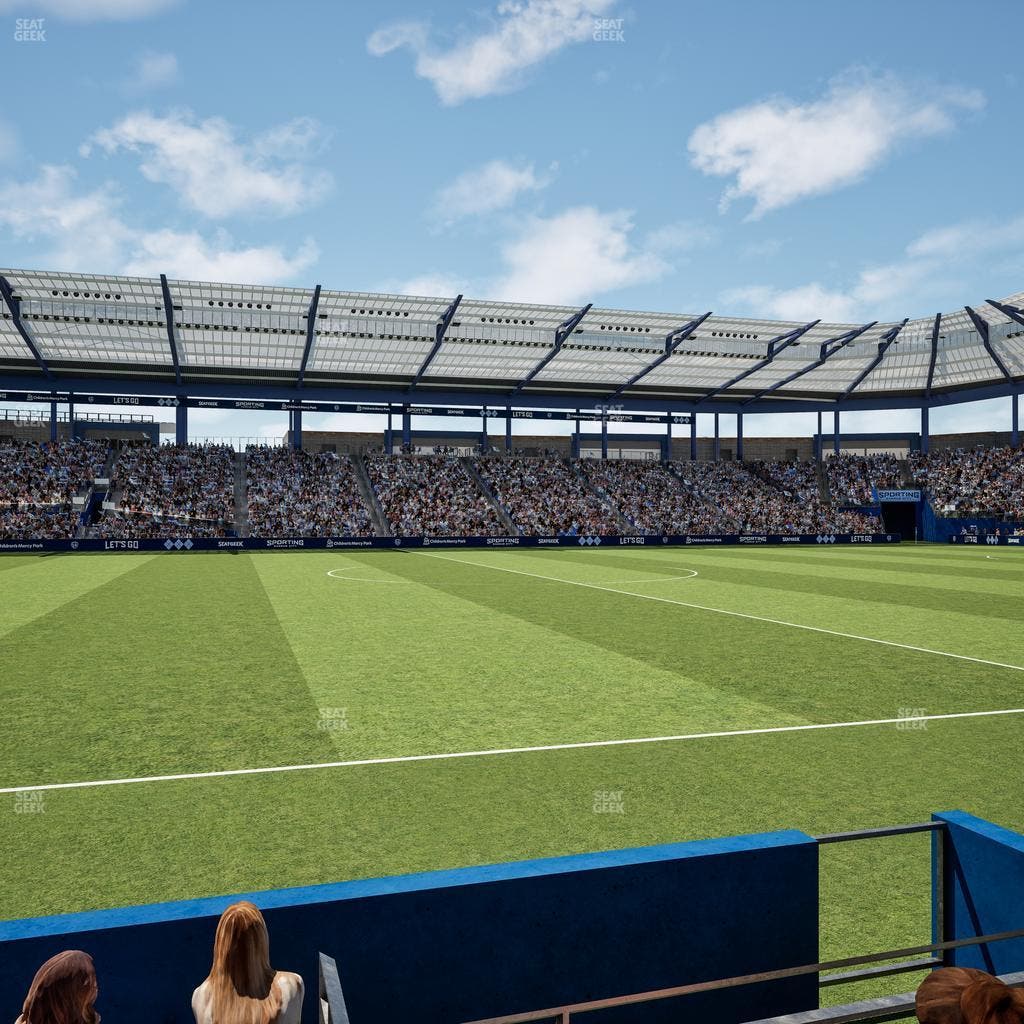 Children's Mercy Park - Section U M B Field Club 4 Seat View