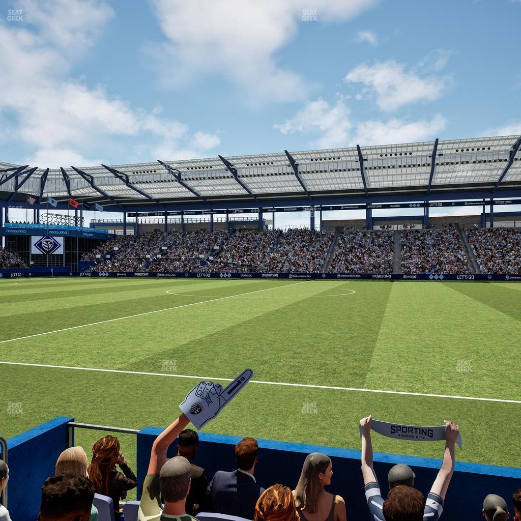 Children's Mercy Park - Section U M B Field Club 5 Seat View