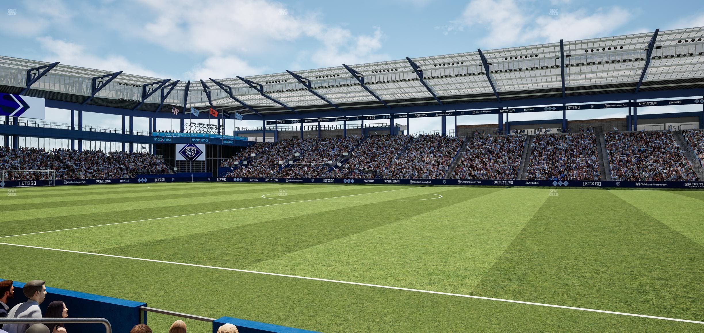 Children's Mercy Park - Section U M B Field Club 6 Seat View