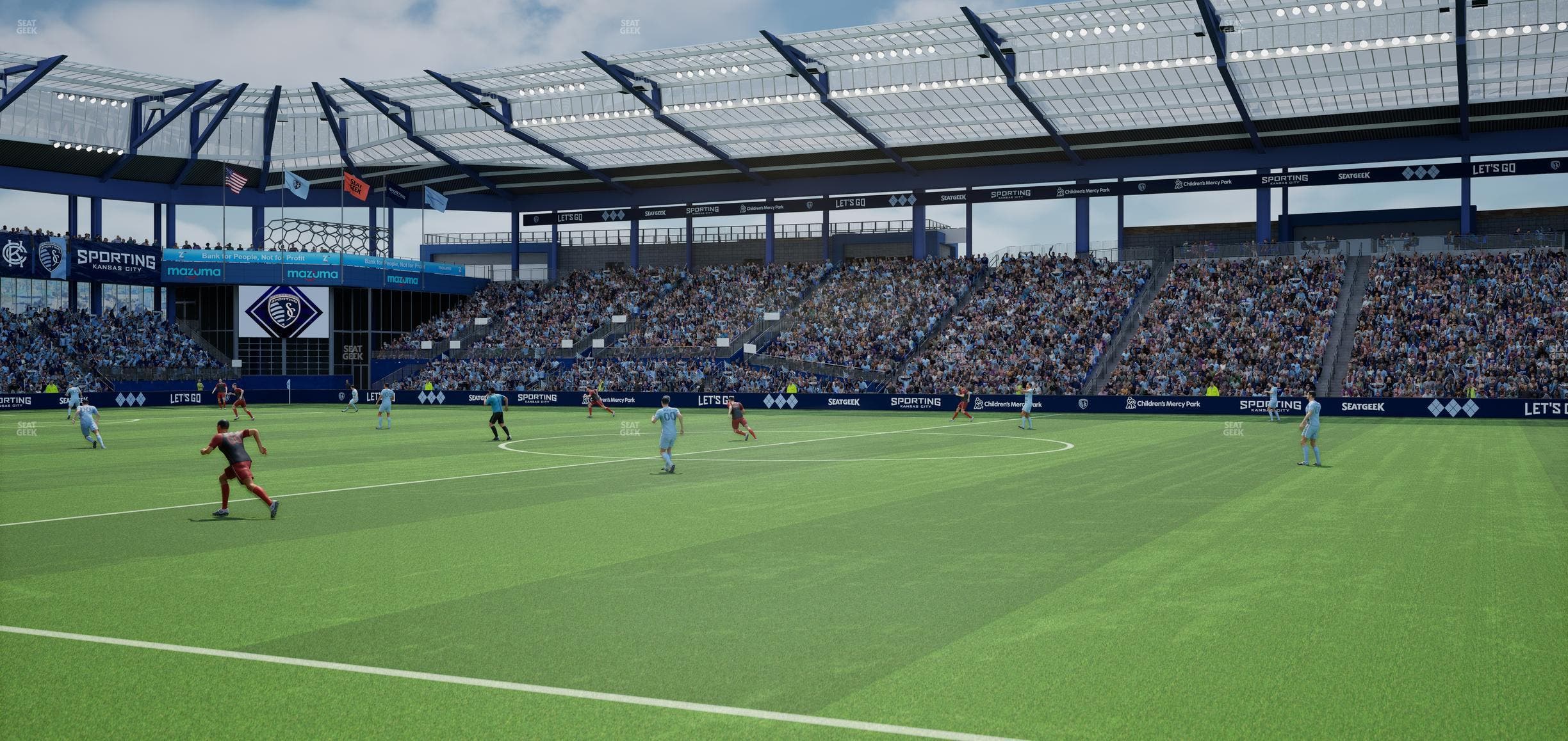 Children's Mercy Park - Section U M B Field Club 6 Seat View