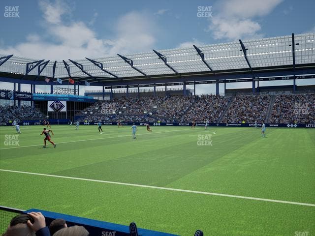 Children's Mercy Park - Section U M B Field Club 6 Seat View