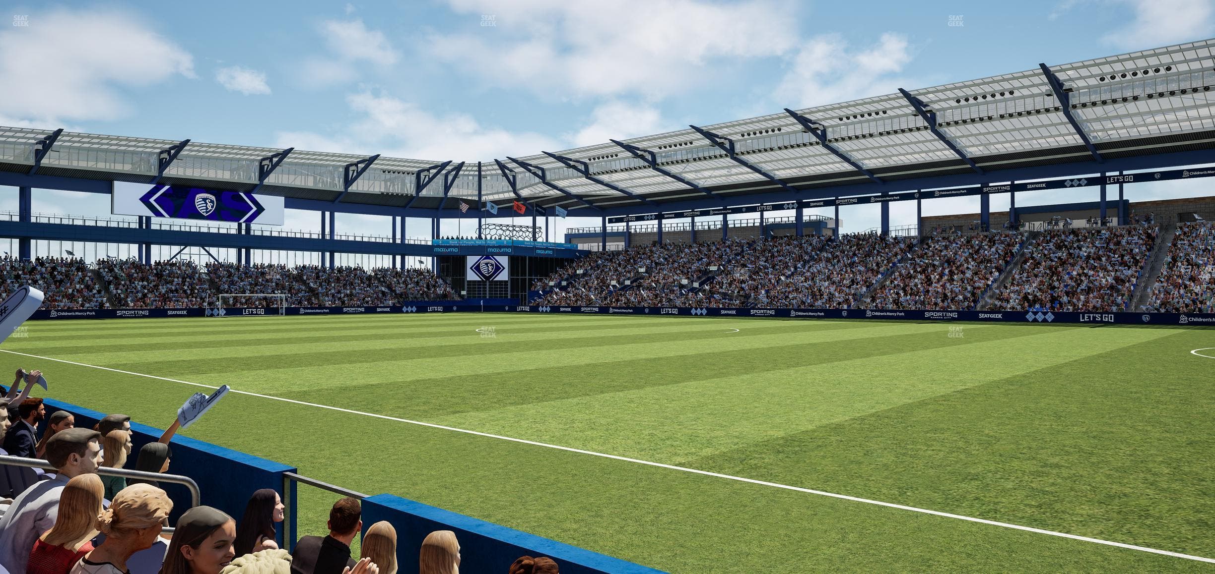 Children's Mercy Park - Section U M B Field Club 8 Seat View