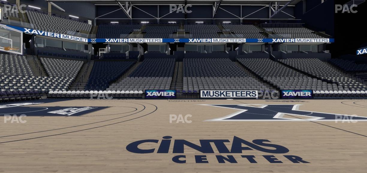 Cintas Center - Section Courtside 108 Seat View