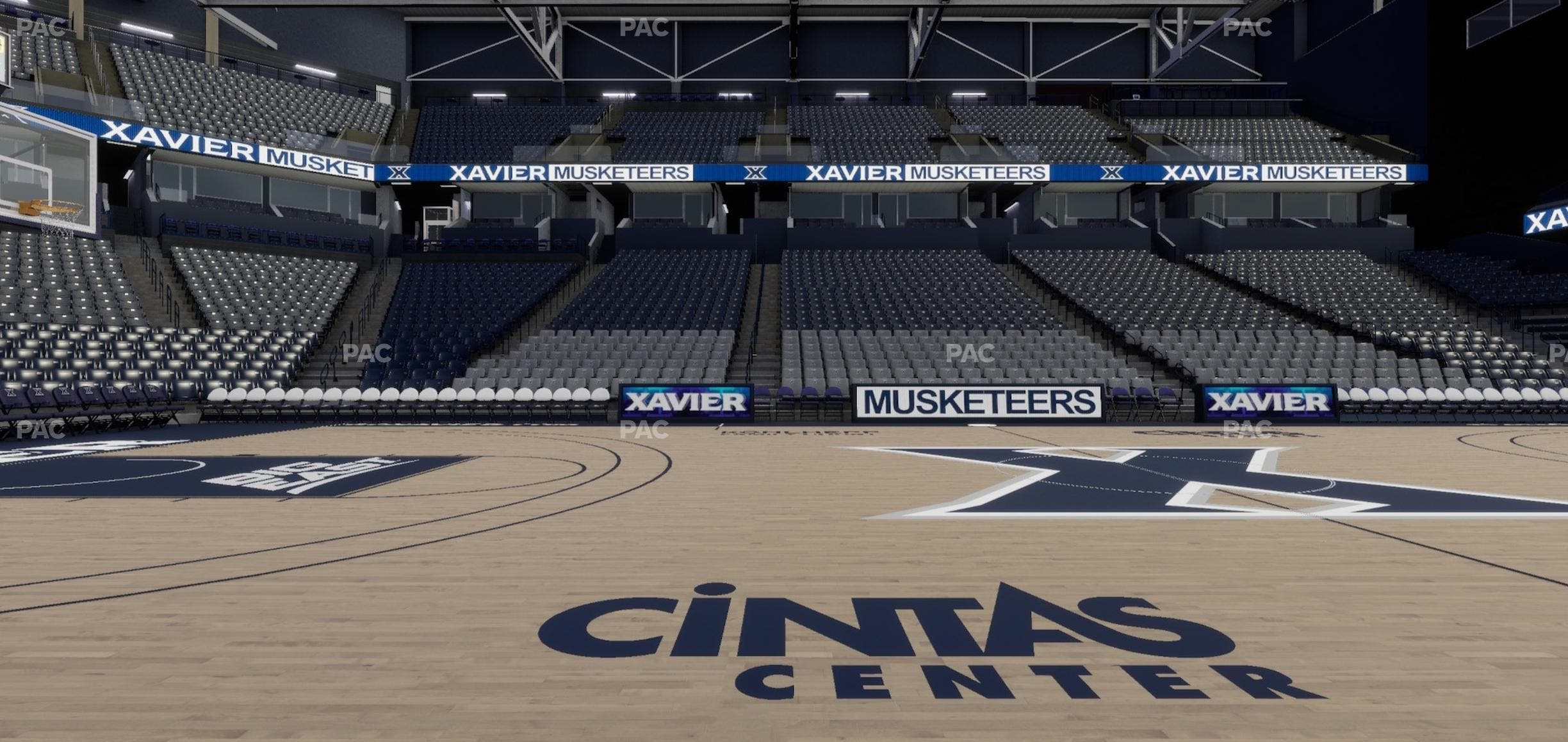 Cintas Center - Section Courtside 108 Seat View