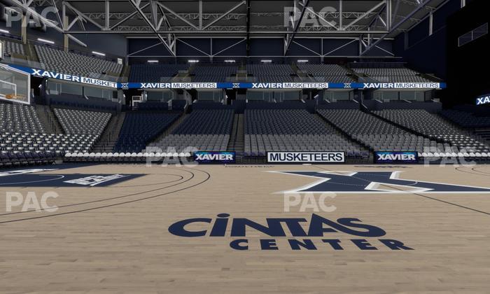 Cintas Center - Section Courtside 108 Seat View