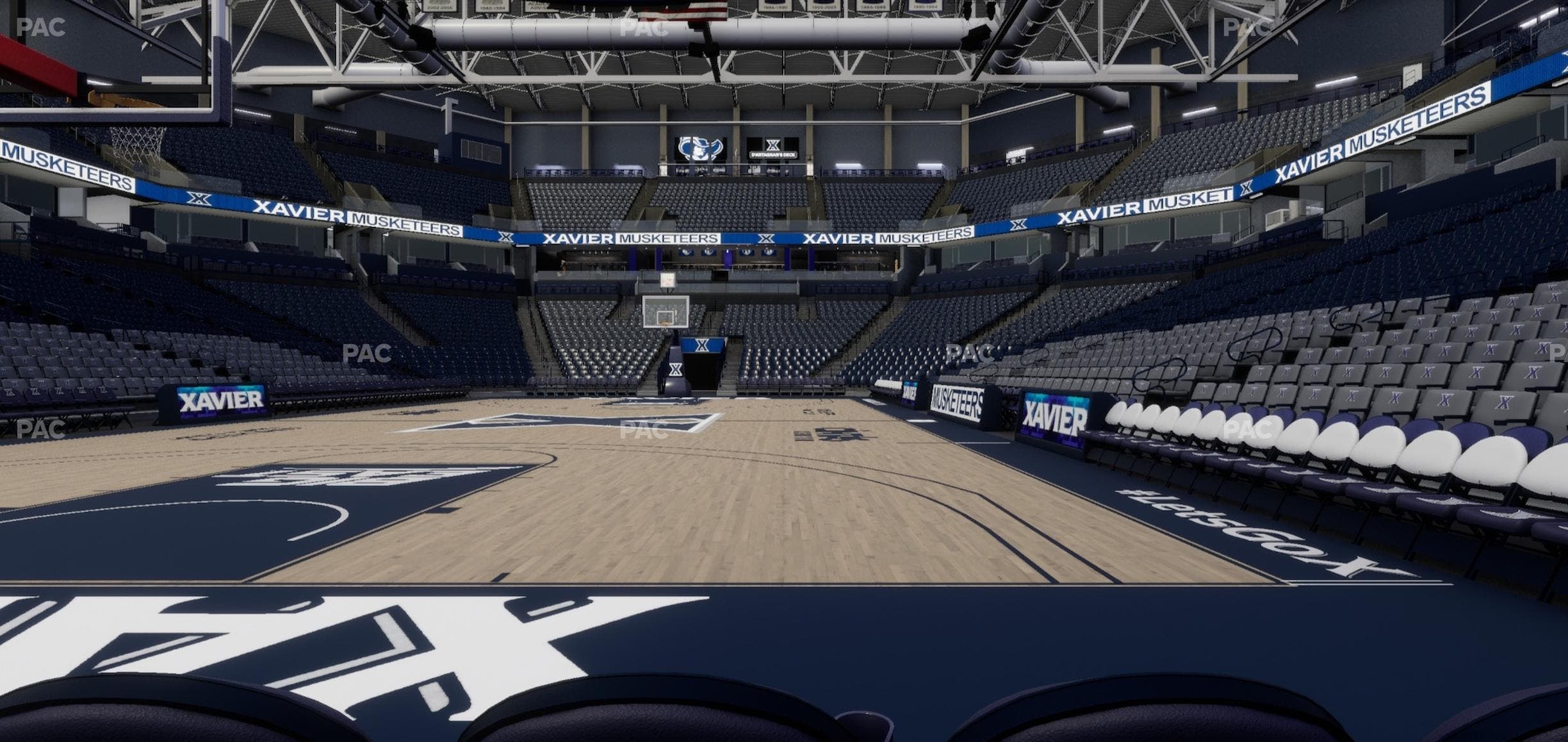 Cintas Center - Section Courtside 117 Seat View