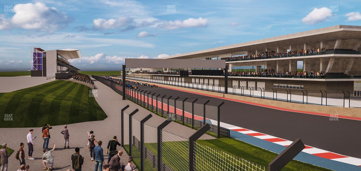 Circuit of The Americas - Section Ga Grounds Pass Seat View
