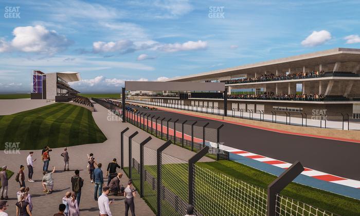 Circuit of The Americas - Section Ga Grounds Pass Seat View