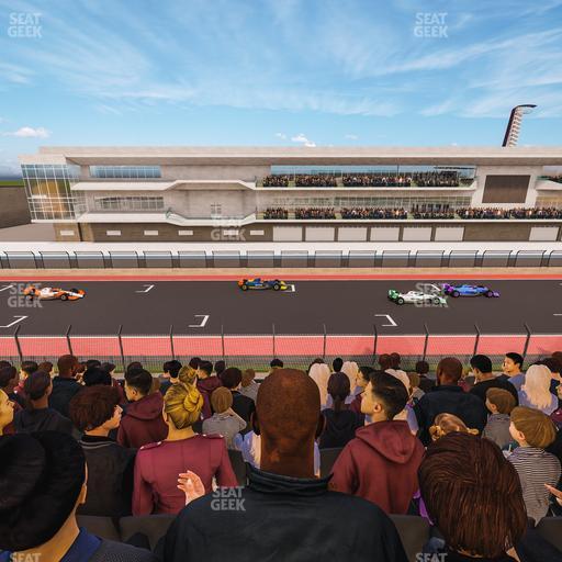 Circuit of The Americas - Section Main Grandstand Club Level 204 Seat View