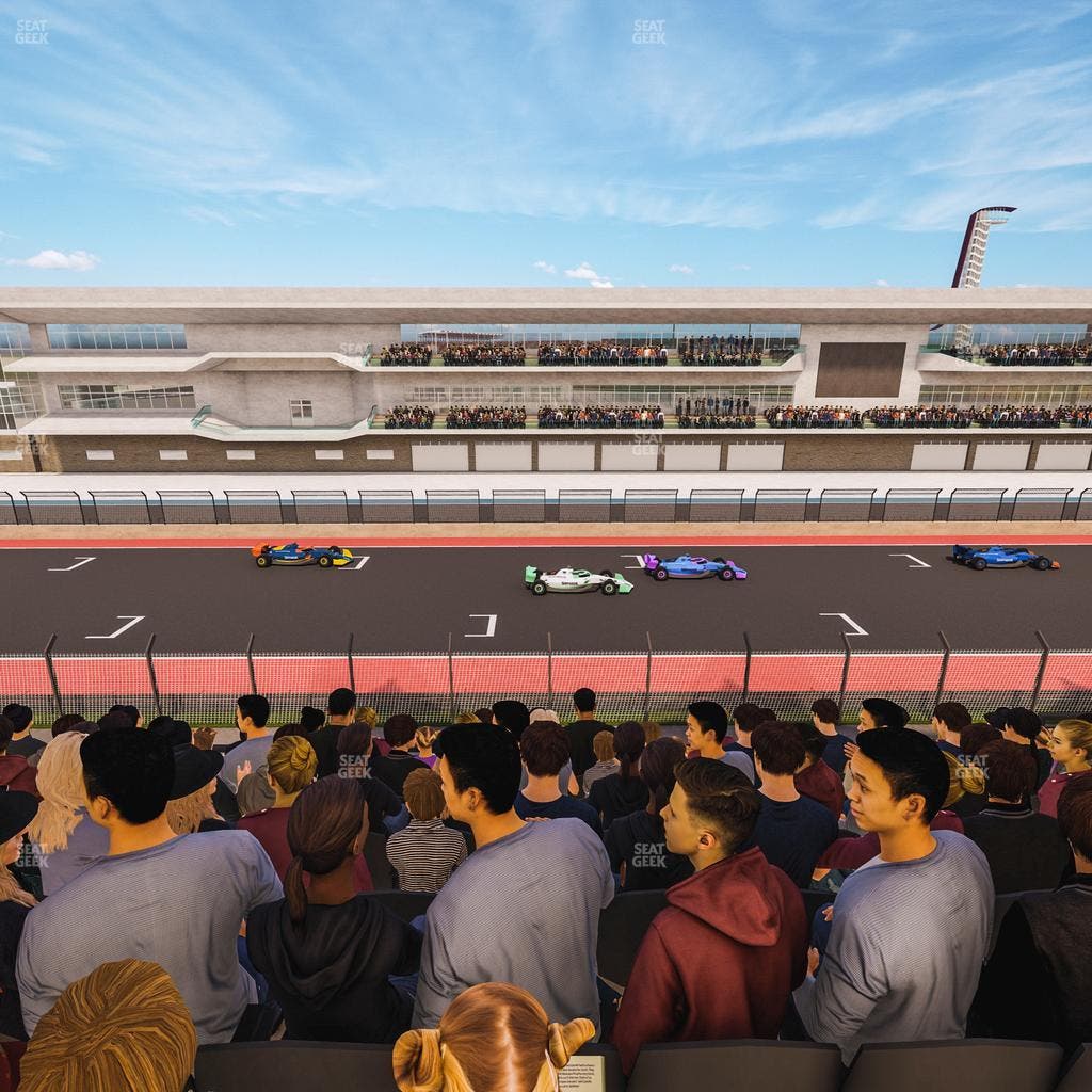 Circuit of The Americas - Section Main Grandstand Club Level 205 Seat View