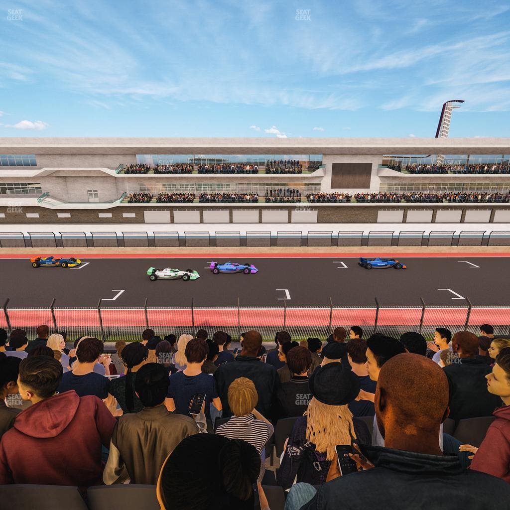 Circuit of The Americas - Section Main Grandstand Club Level 206 Seat View