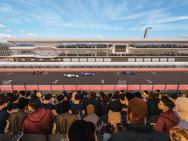 Circuit of The Americas - Section Main Grandstand Club Level 206 Seat View