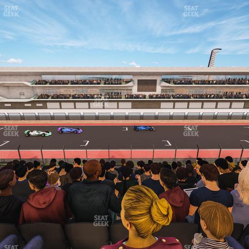 Circuit of The Americas - Section Main Grandstand Club Level 207 Seat View
