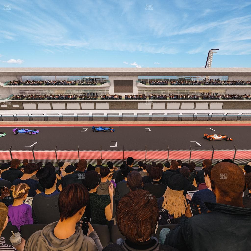 Circuit of The Americas - Section Main Grandstand Club Level 208 Seat View