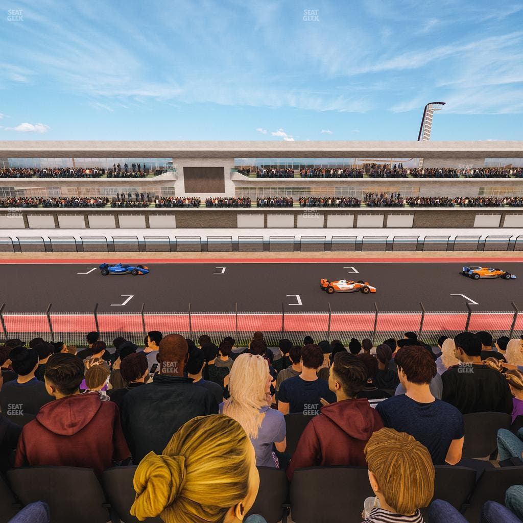 Circuit of The Americas - Section Main Grandstand Club Level 209 Seat View