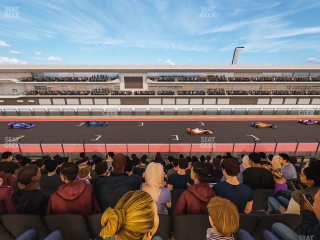 Circuit of The Americas - Section Main Grandstand Club Level 209 Seat View