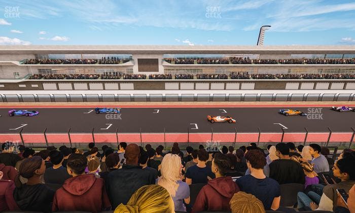 Circuit of The Americas - Section Main Grandstand Club Level 209 Seat View