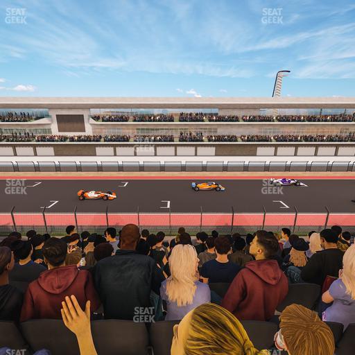 Circuit of The Americas - Section Main Grandstand Club Level 211 Seat View