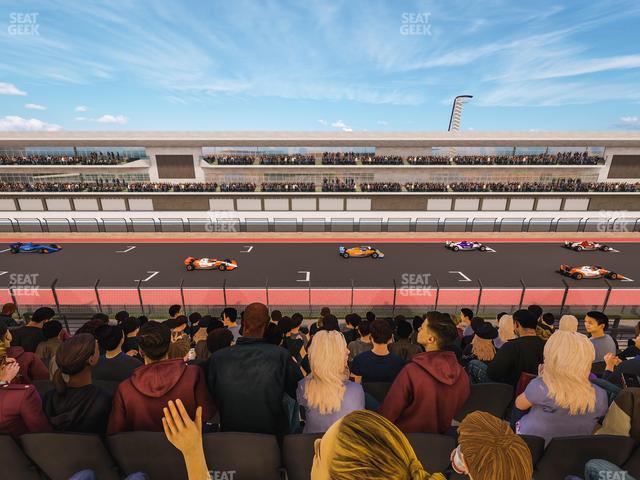 Circuit of The Americas - Section Main Grandstand Club Level 211 Seat View