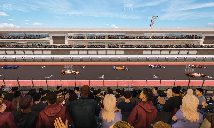 Circuit of The Americas - Section Main Grandstand Club Level 211 Seat View