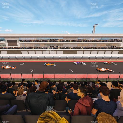 Circuit of The Americas - Section Main Grandstand Club Level 212 Seat View