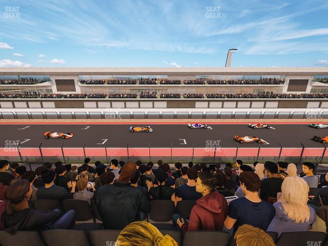 Circuit of The Americas - Section Main Grandstand Club Level 212 Seat View