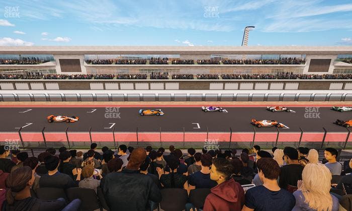 Circuit of The Americas - Section Main Grandstand Club Level 212 Seat View