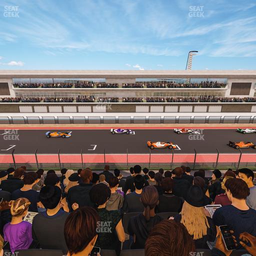 Circuit of The Americas - Section Main Grandstand Club Level 213 Seat View