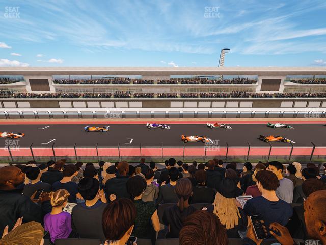 Circuit of The Americas - Section Main Grandstand Club Level 213 Seat View