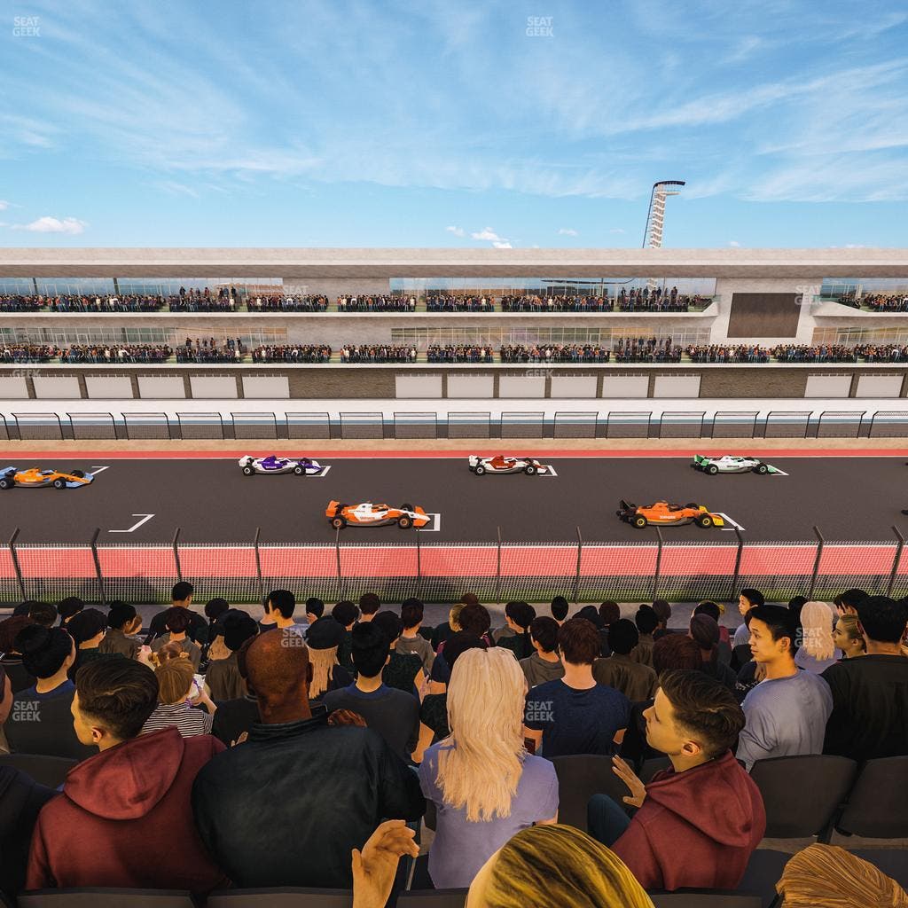 Circuit of The Americas - Section Main Grandstand Club Level 214 Seat View