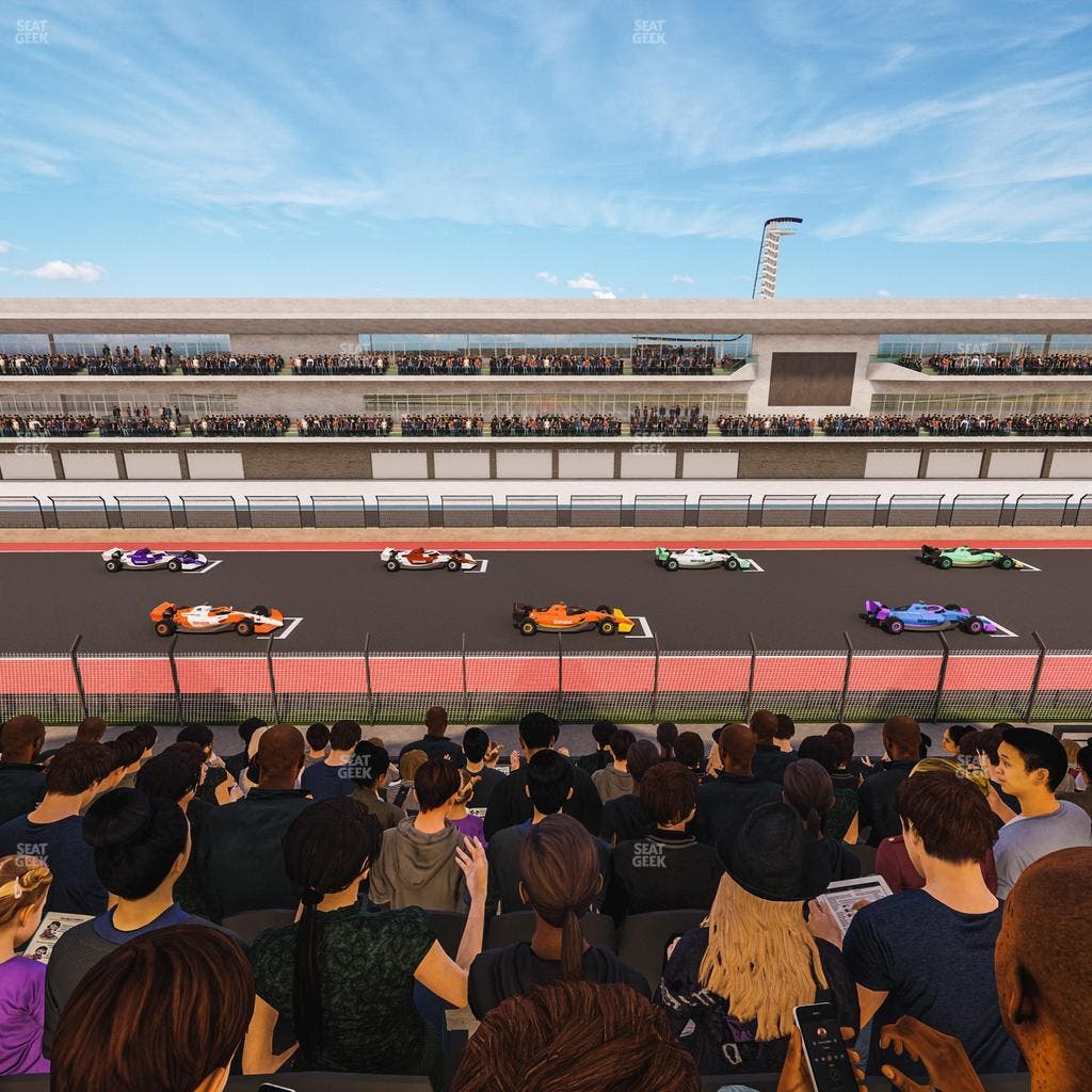 Circuit of The Americas - Section Main Grandstand Club Level 215 Seat View