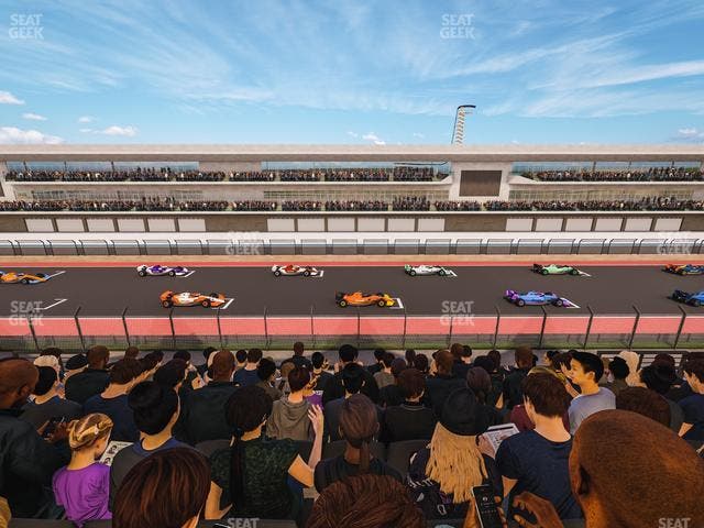 Circuit of The Americas - Section Main Grandstand Club Level 215 Seat View
