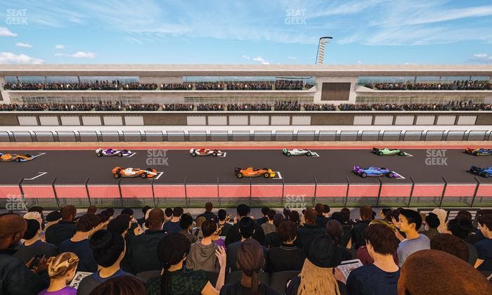 Circuit of The Americas - Section Main Grandstand Club Level 215 Seat View