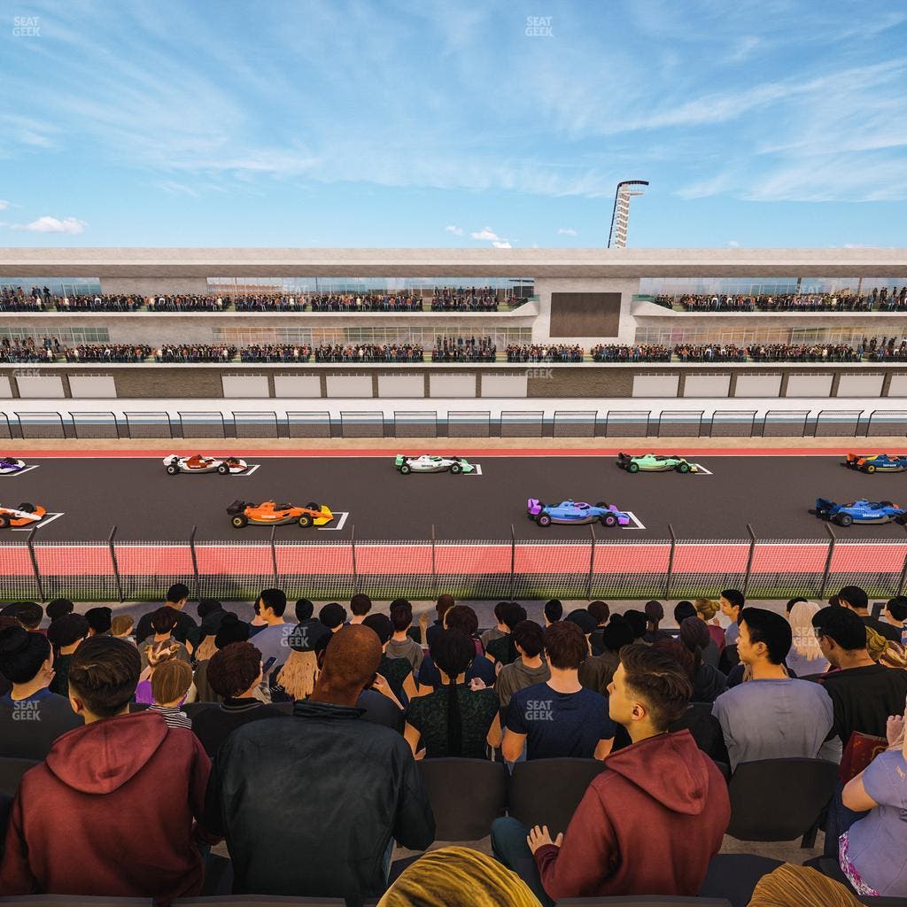 Circuit of The Americas - Section Main Grandstand Club Level 216 Seat View