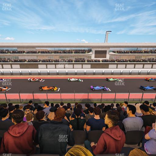 Circuit of The Americas - Section Main Grandstand Club Level 216 Seat View