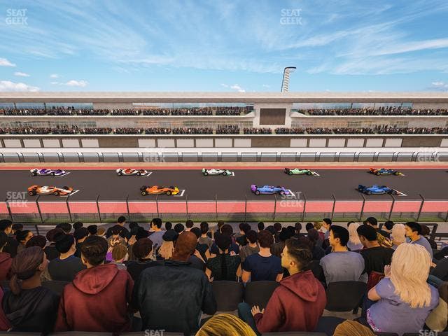 Circuit of The Americas - Section Main Grandstand Club Level 216 Seat View