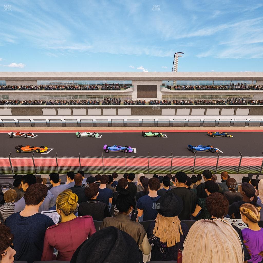 Circuit of The Americas - Section Main Grandstand Club Level 217 Seat View