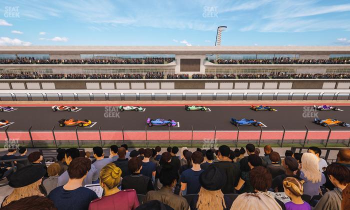 Circuit of The Americas - Section Main Grandstand Club Level 217 Seat View