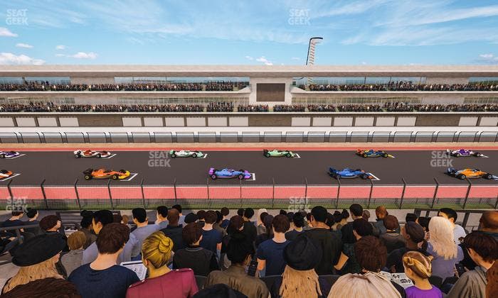 Circuit of The Americas - Section Main Grandstand Club Level 217 Seat View