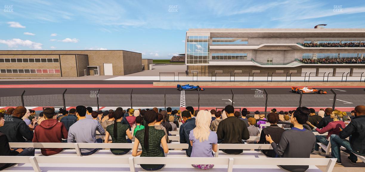 Circuit of The Americas - Section Main Grandstand Loge 1 B Seat View