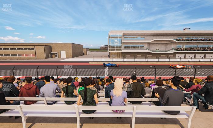 Circuit of The Americas - Section Main Grandstand Loge 1 B Seat View